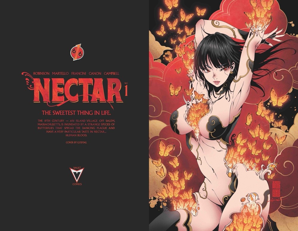 🔥 NECTAR #1 SECOND PRINTING GODTAIL 616 COMICS Variant ABC Set LTD 500