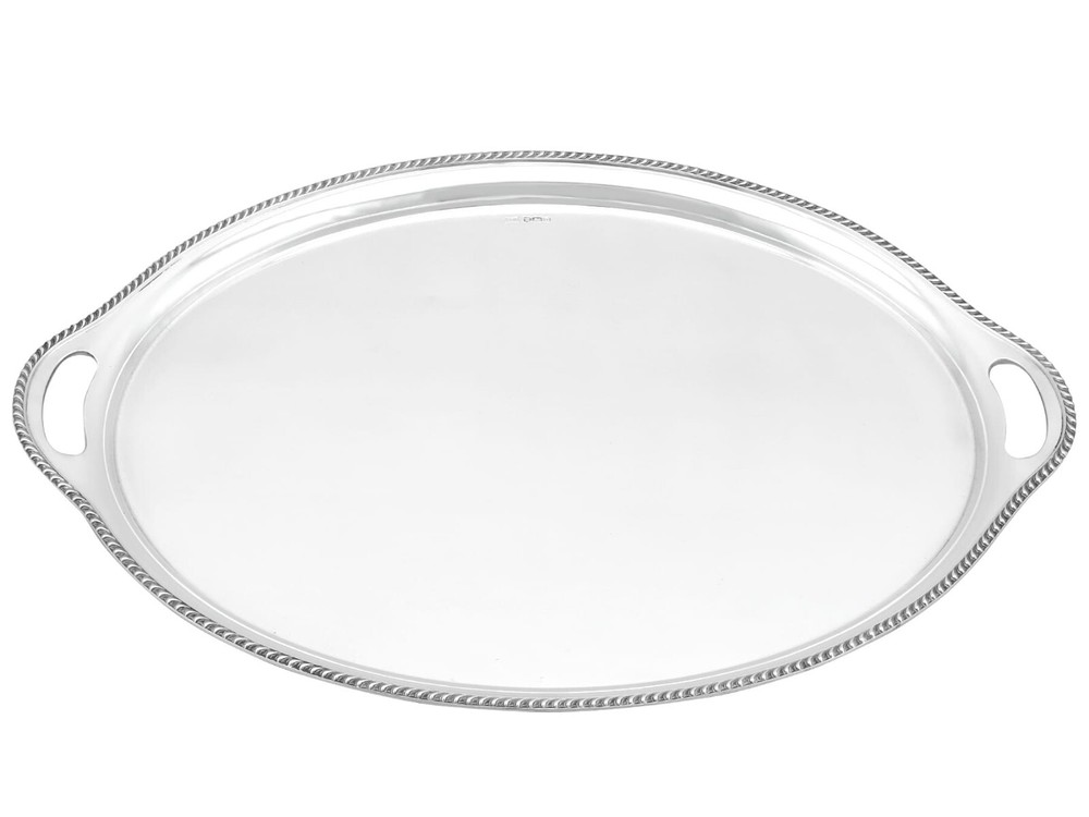 Antique George V Sterling Silver Drinks Tray (1931)