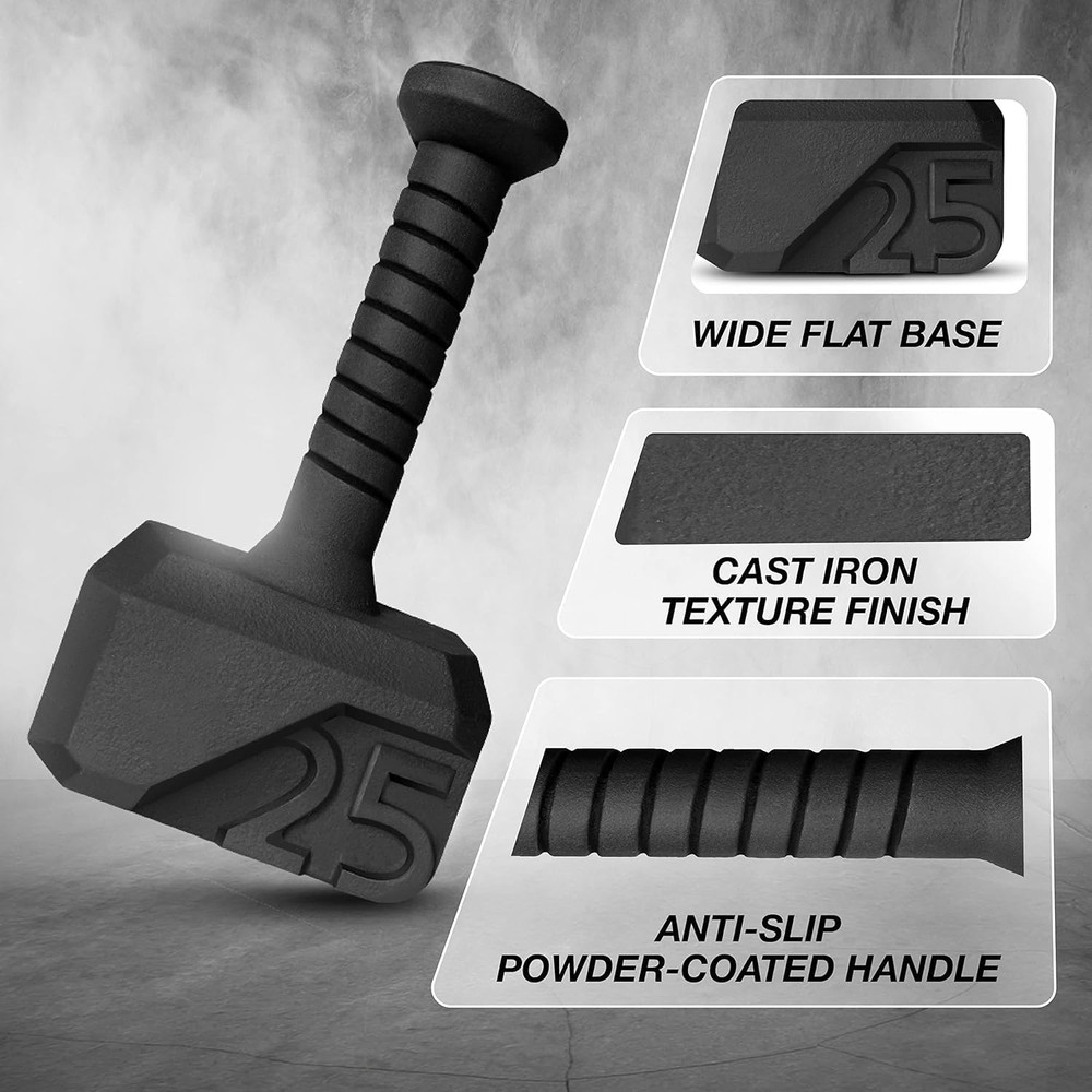 Kettlebell Special Shape, Upgraded &Multifunctional for Advanced Training, Solid