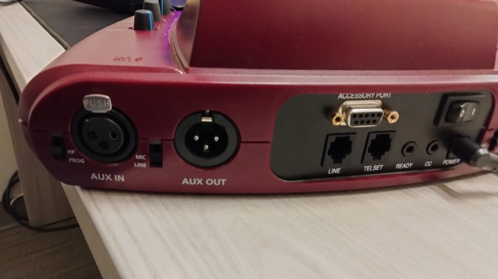 Comrex Vector POTS codec, AUDIO OVER TELE MIXER, plus power supply, and case.
