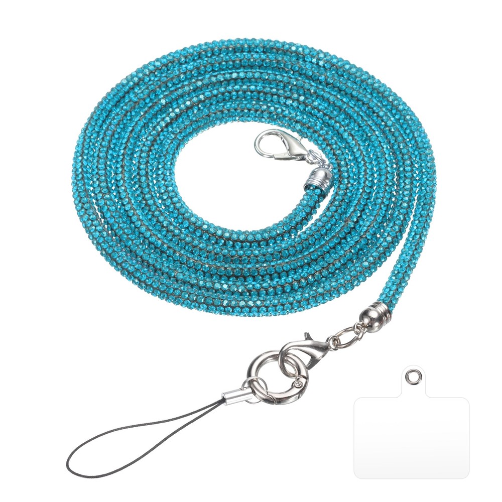 Replacement Purse Straps, Crystal Bag Handle Sparkly Replacement, Blue