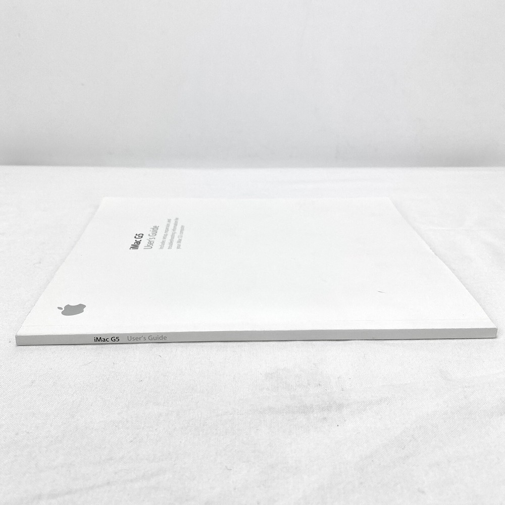 Macintosh Apple iMac G5 User’s Guide (034-2855-A) Mac Computer Manual