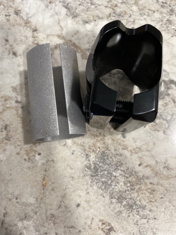 Havoc Regular and Oversize 3 Bolt Scooter Clamp Blue