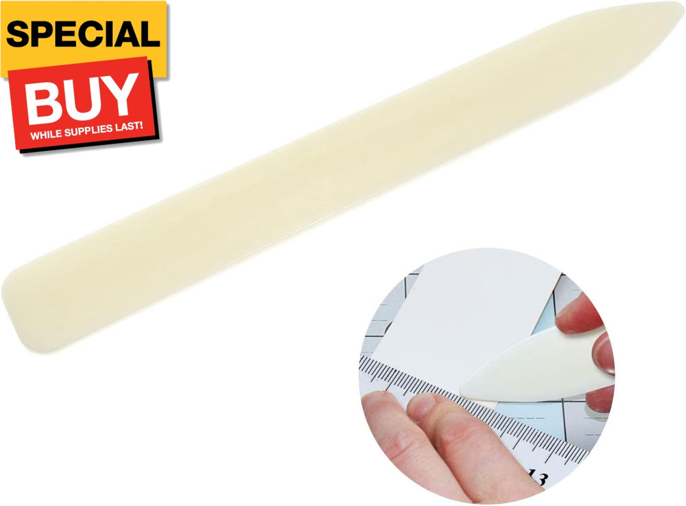 2pcs Bone Folder, Scoring Tool Irregular Bone Paper Folder Lightweight Paper Cre