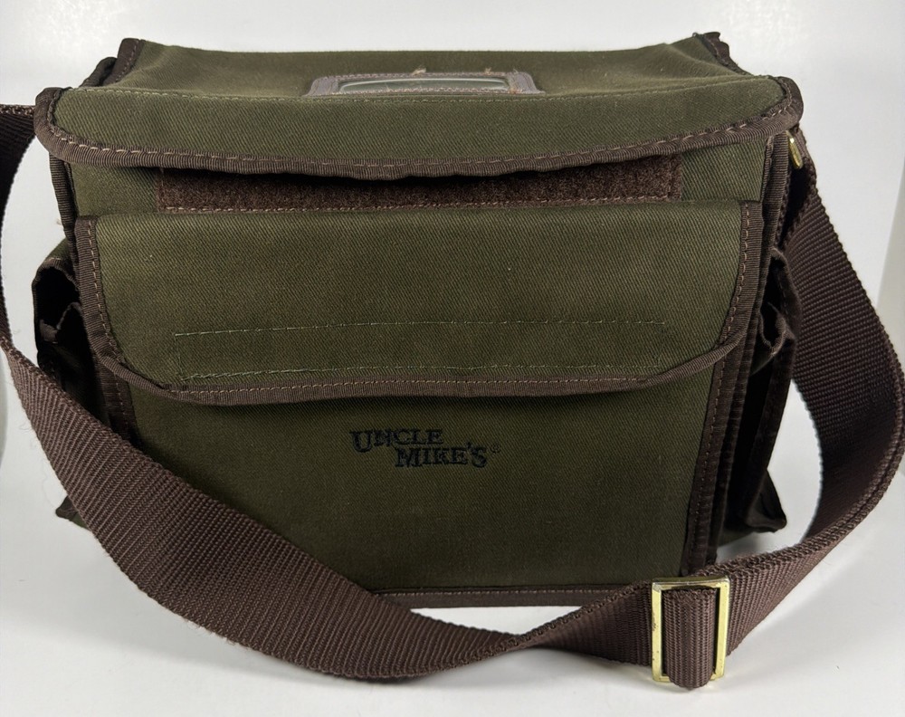 Vtg Uncle Mike’s Green Canvas Range Ammo Bag