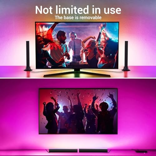 RGB Light Bar, Music Sync RGB IC LED Lights Bars, USB Powered Remote Control