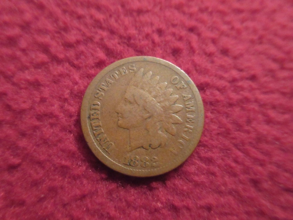 1882 DATED INDIAN CENT ORIGINAL