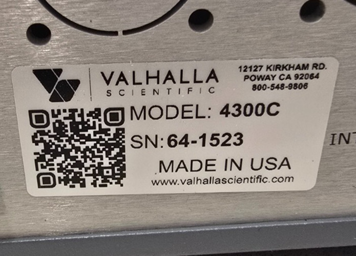 Valhalla Scientific 4300C Programmable Micro-Ohmmeter