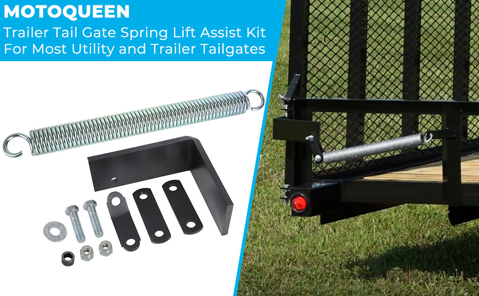 For most utility Trailer Tail Gate Spring Lift Assist Kit and trailer tailgates