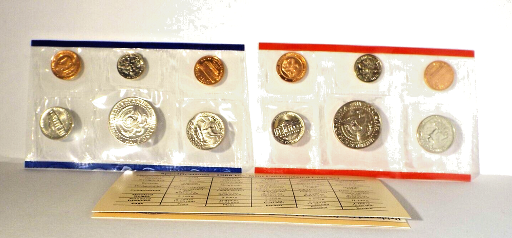1988 D-P Uncirculated Coin Set