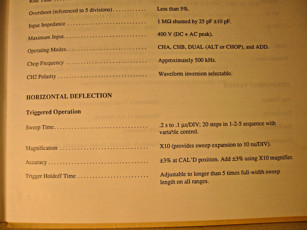 Heath 4554 40Mhz Oscilloscope