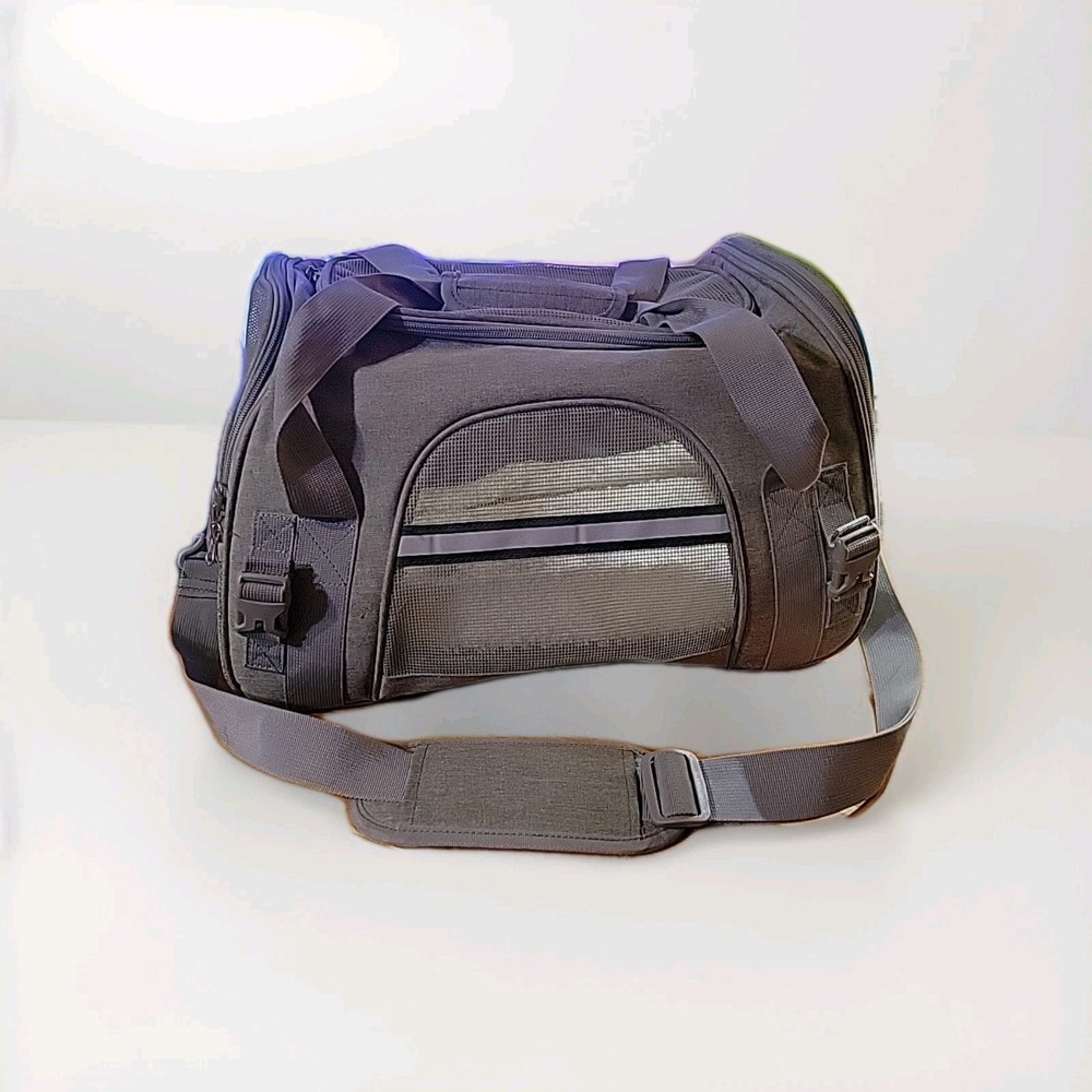 Premium plush pet carrier