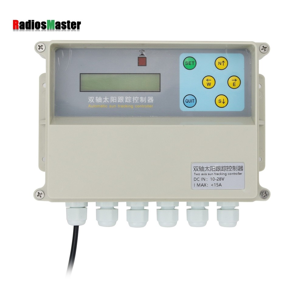 Automatic Solar Tracking Dual Axis LCD Solar Panel Sun Tracker Controller #USA
