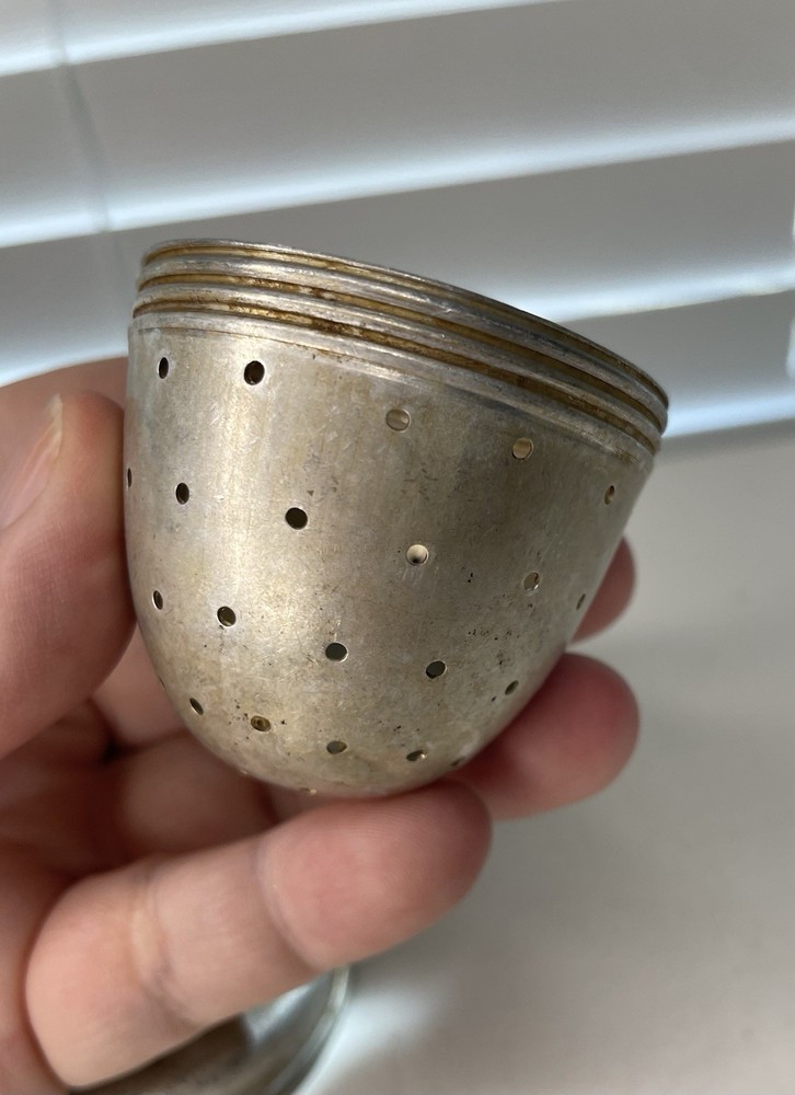 Vintage Aluminum Tea Strainer Infuser