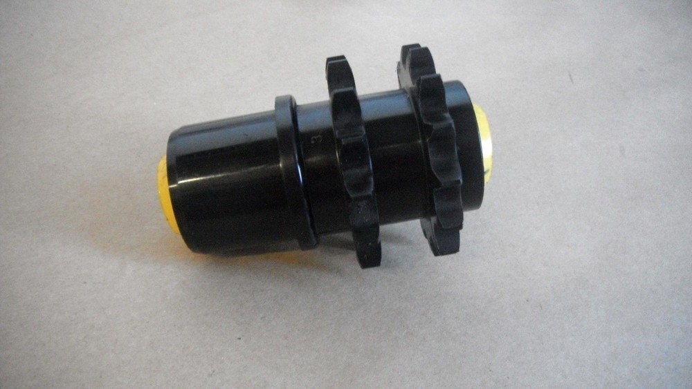 INTERROLL POLYMER SPROCKET DOUBLE 14 TEETH, 1/2" BORE