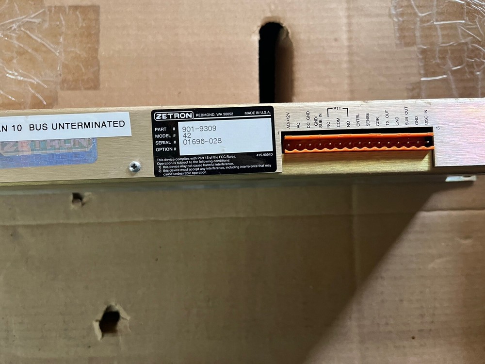 Zetron Model 42 Trunking Logic Controller