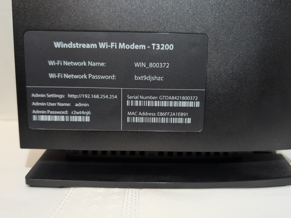Windstream Actiontec T3200 WiFi Modem *Untested*