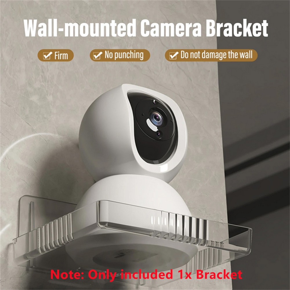 2x Storage Bracket Holder Shock-proof Router Tv Box Wall-mounted Kit Universal