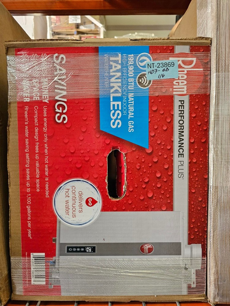 Rheem Natural Gas Indoor SMART Tankless Water Heater 9.5 GPM ECO200DVELN-3