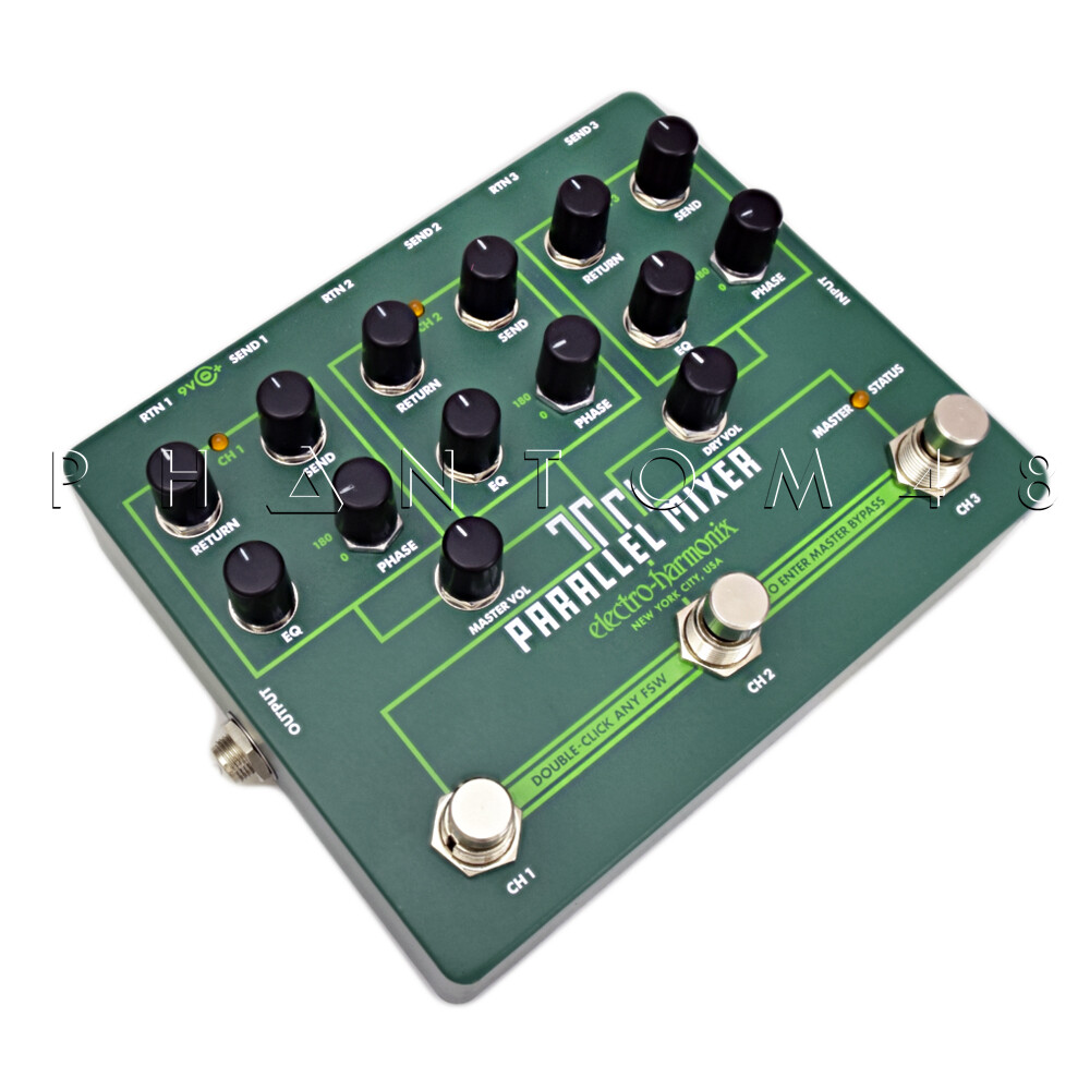 Electro-Harmonix - Tri Parallel Mixer - Effects Loop Mixer/Switcher Pedal