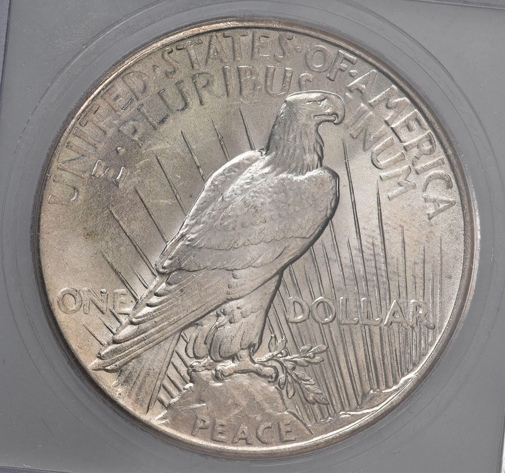 1925 Peace Silver Dollar MS65 ICG