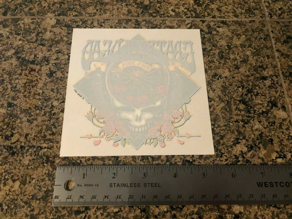 Grateful Dead Decal 1965 - 2005