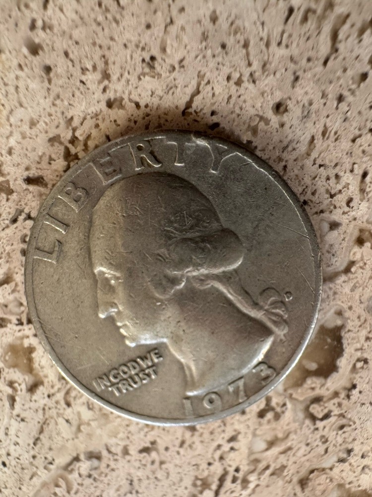 1973 D Washington Quarter Errors Filled D