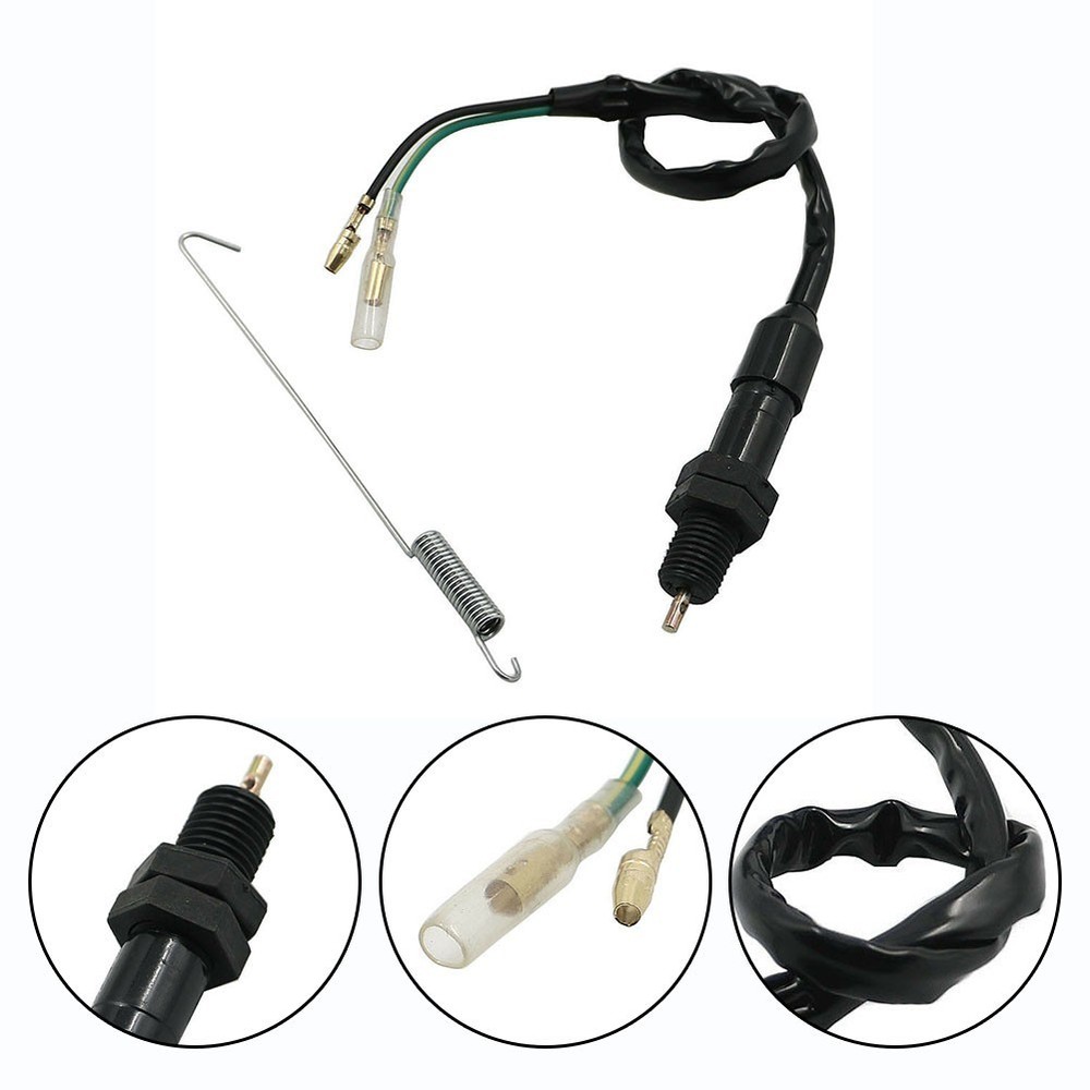 Rear Brake Light Switch Brake Spring Accessories Black Brake Switch Spring