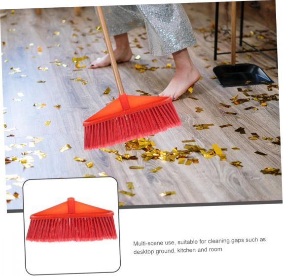 Durable Plastic Broom Head for Kitchen Cleaning - Lightweight & Efficient Tool