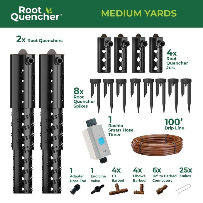 Root Quencher Sub Irrigation Watering System Medium Yard New
