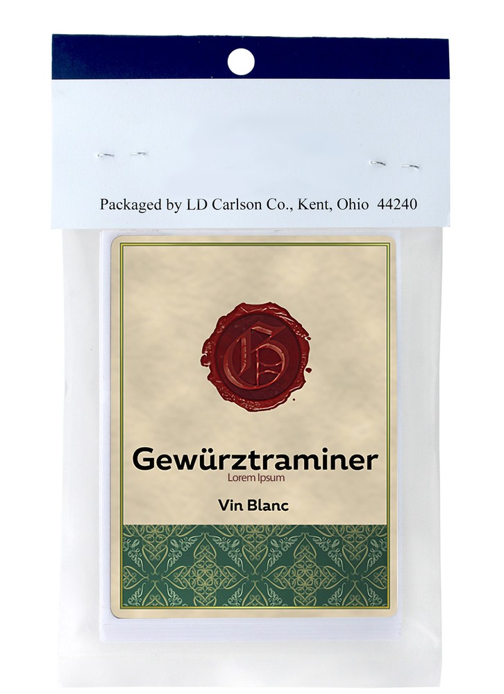 Gewurztraminer Wine Labels for Home Wine Making