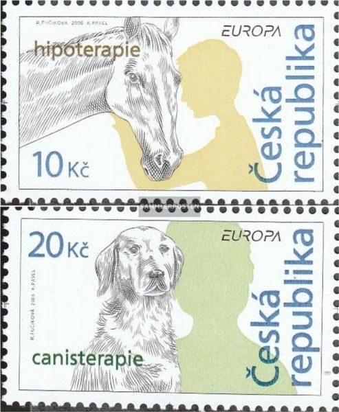 czech republic 472-473 MNH 2006 Disabled