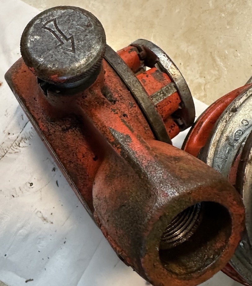 RIDGID 1/2 MANUAL PIPE THREADER HEAD