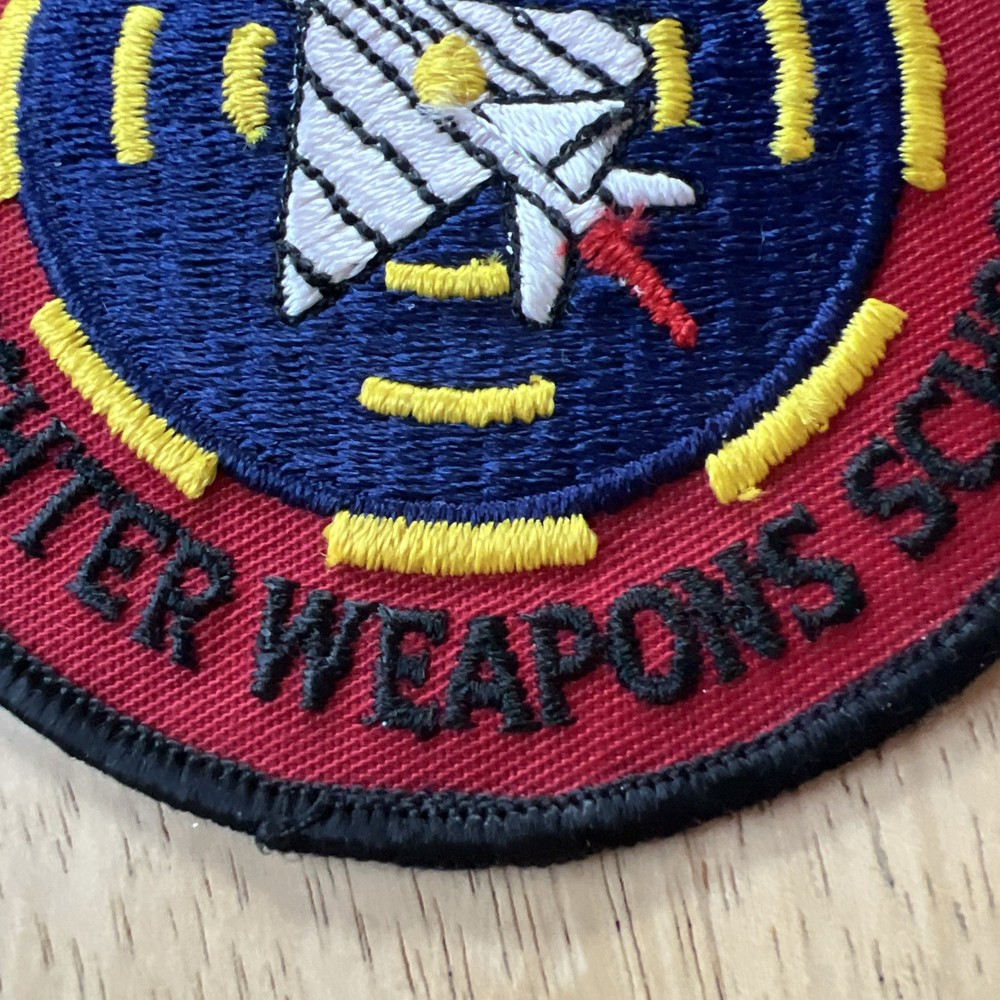 Vintage USN US Navy Fighter Weapons School Patch