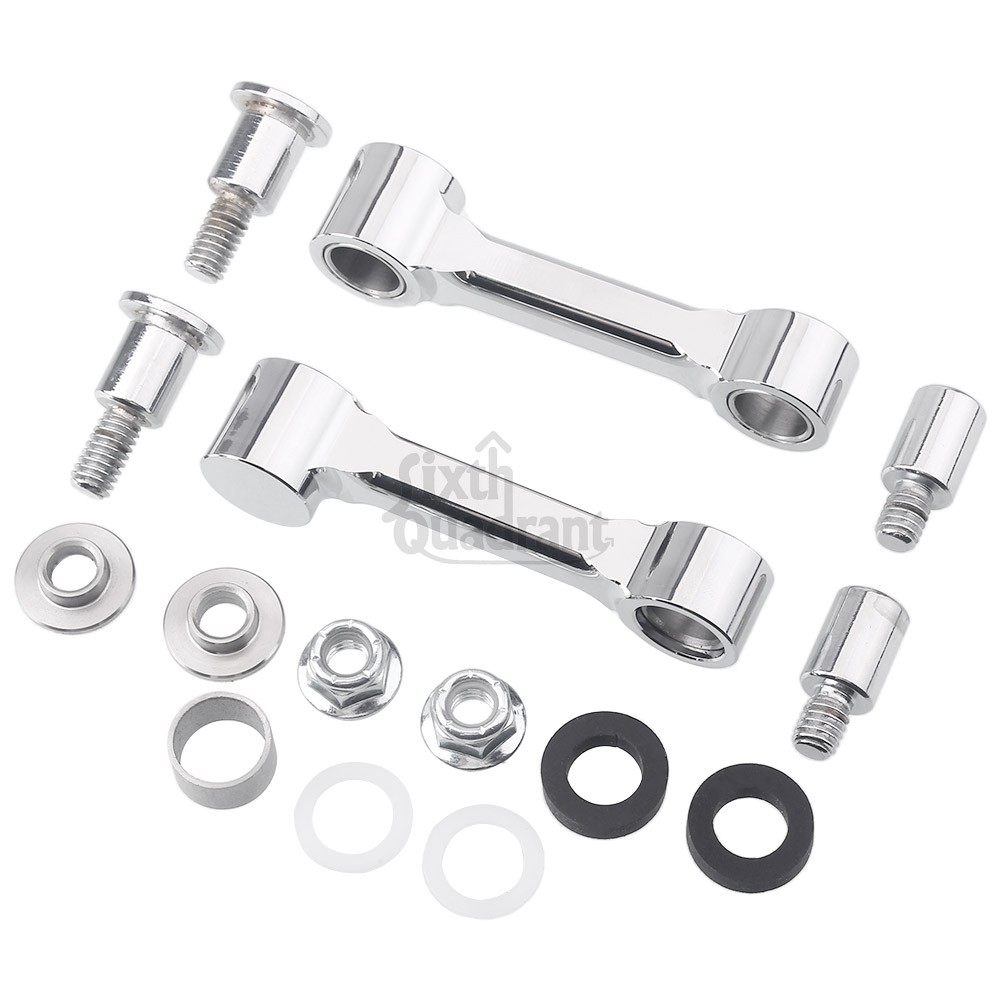 For Harley FXSTS Softail Springer 1993-2006 Front Fender Mount Bracket Chrome