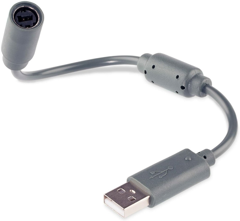 USB Breakaway Dongle Cable Cord Adapter For Xbox 360 PC Wired Controller