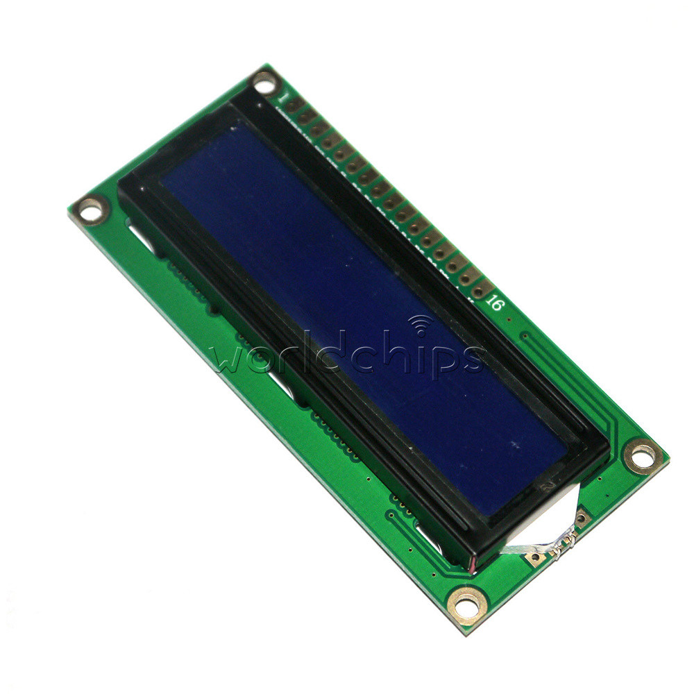 3.3V Blue Backlight LCD1602 Lines White Character LCD 1602A For Raspberry Pi
