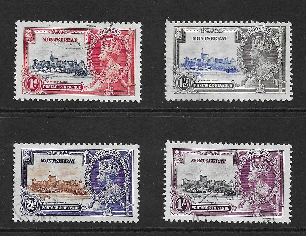 Montserrat 1935 Jubilee set fine used