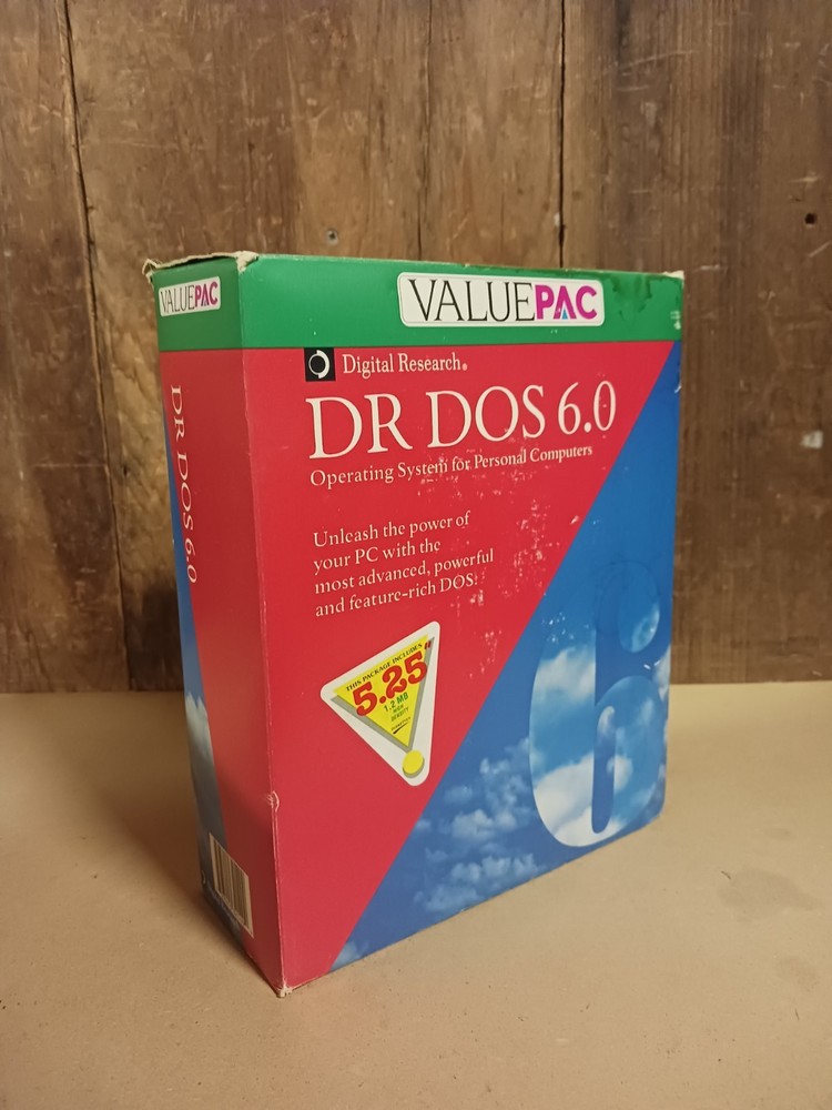 Digital Research DR DOS 6.0 Operating System, Manuals and Update Disk