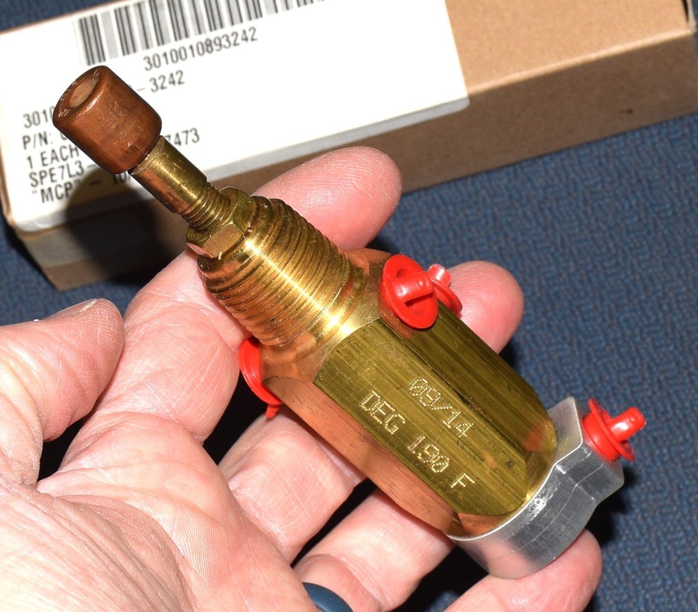 EVANS TEMPCON 190 DEGREE ENGINE FAN CLUTCH SHUTTERSTAT CONTROL CA0190 MILITARY