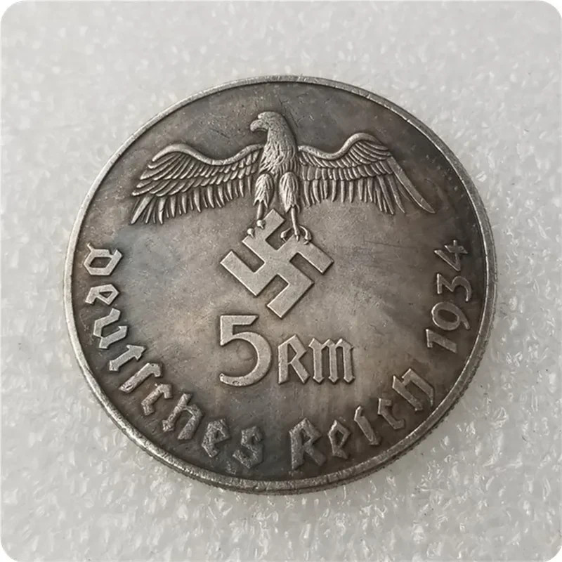 Germany WW2 Third Reich 1934 Commemorative 5 Reichsmark Token