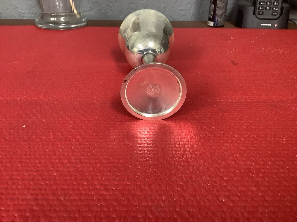 silver plated wine goblets
