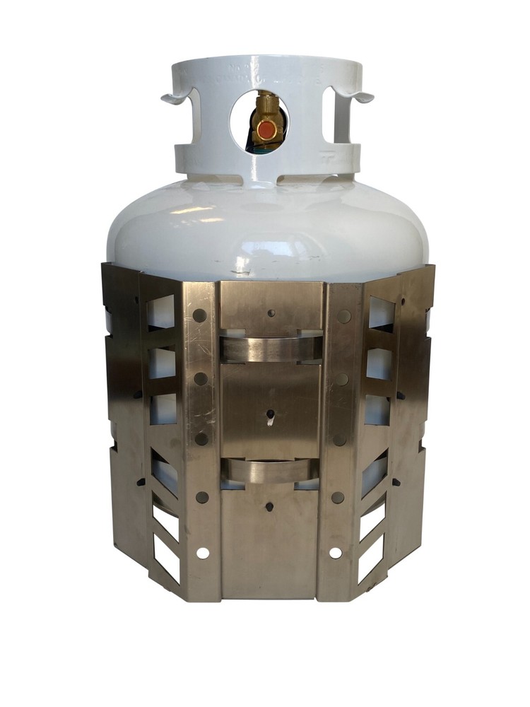 20 lb Stainless Steel Propane Tank Mount for RV VEHICLE MARINE CAMPER SAILBOAT