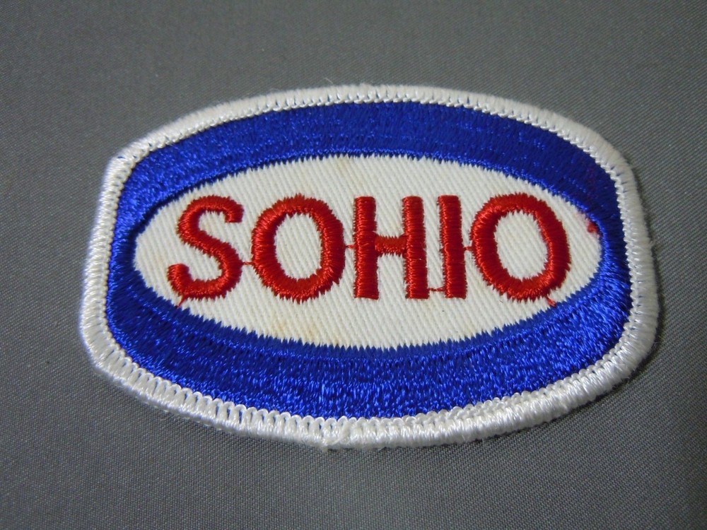SOHIO Embroidered Iron-On Uniform-Jacket Patch 3" x 2"