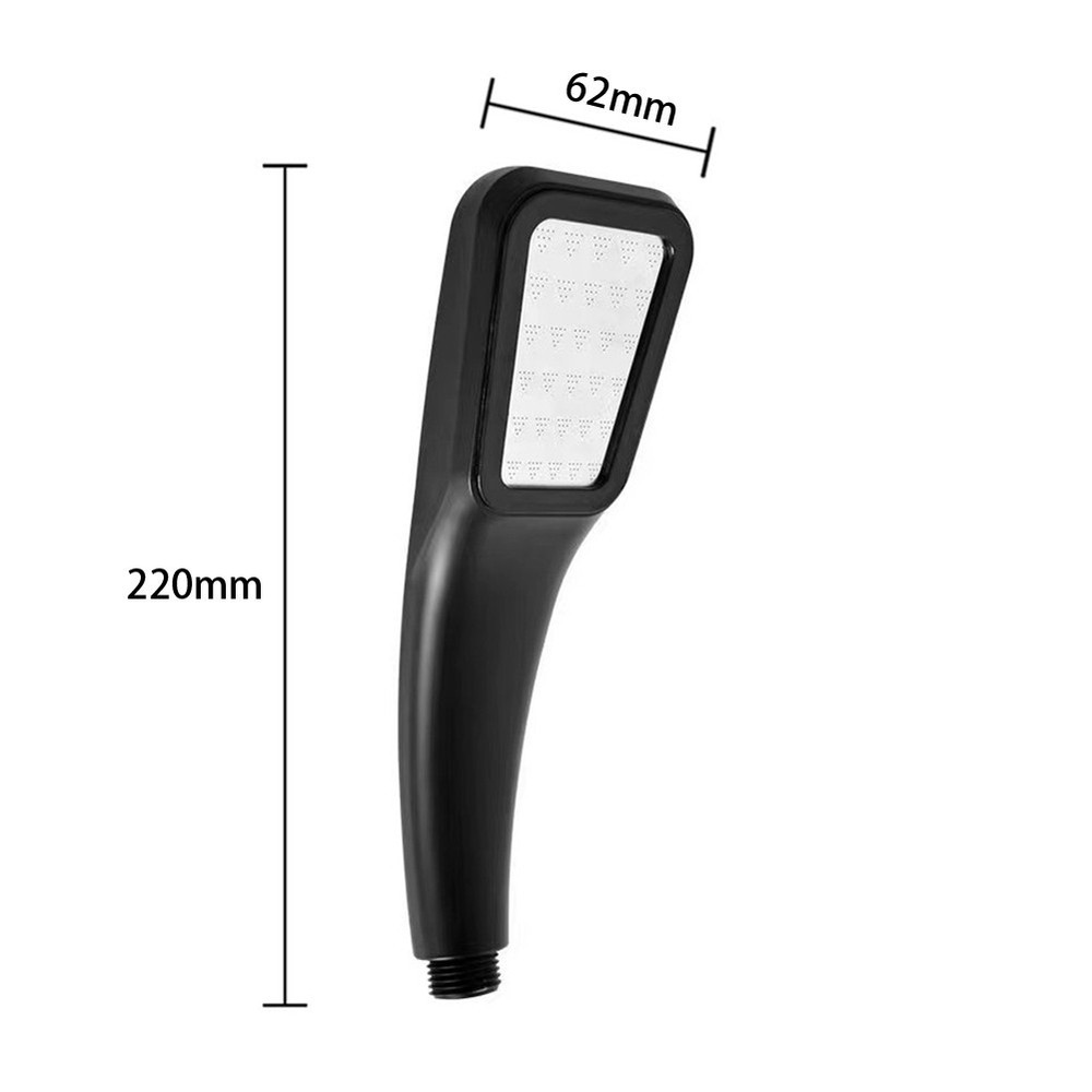 Shower Head High Pressure 22*6.2cm ABS Electroplating Four Way Interface
