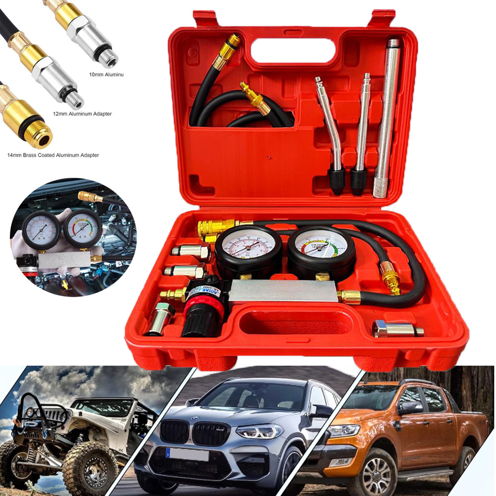 Multi-Function Cylinder Leak Down Tester Kit Engine Compression Tester Tool