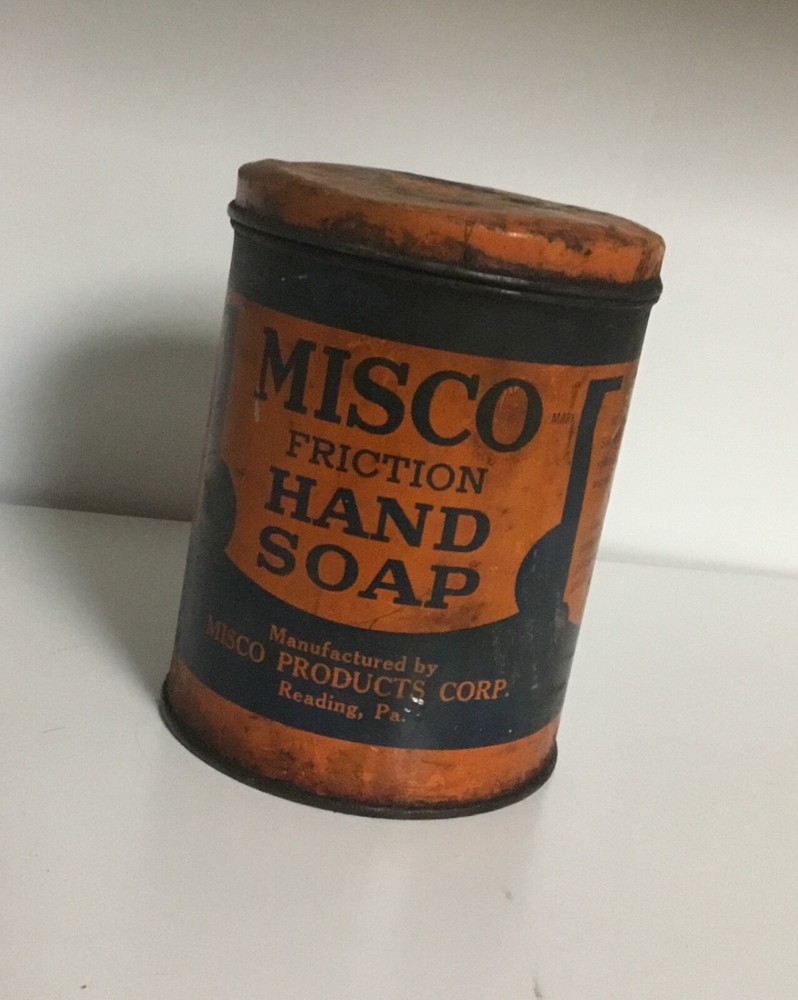 Vintage Misco hand soap can