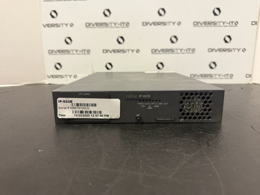 Fujitsu IP-920E MPEG4 Video Encoder TA23742-B52X
