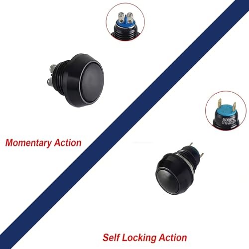 2 Buttons CNC Hand Control Momentary Switch Micro Switch, for 1 1 Inch Black