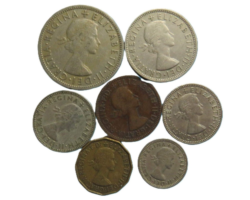 1958 Great Britain Coin Year Set